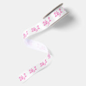 Ruban En Satin Marathon du rose 26,2 (Dos)