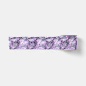 Ruban En Satin Marbre de Dragon Violet (Devant)