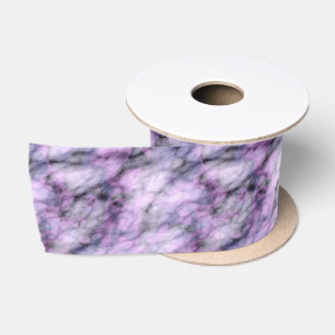 Ruban En Satin Marbre de Dragon Violet