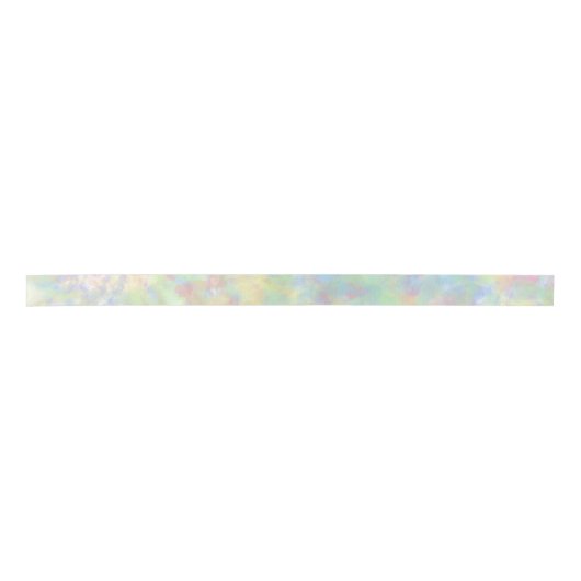 Ruban En Satin Marbre pastel doux arc-en-ciel (Devant)
