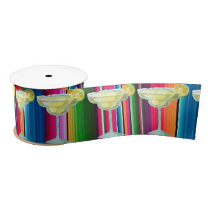 Ruban En Satin Margarita Couverture mexicaine Fiesta Stripes Sera