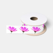 Ruban En Satin Marguerite rose (Bobine)