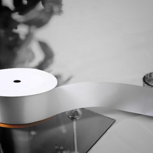 Ruban En Satin Mariage blanc de coquille d'oeuf moderne