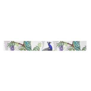 Ruban En Satin Mariage Peacock
