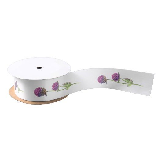 Ruban En Satin Mariage simple Amaranthe Amaranth (Bobine)