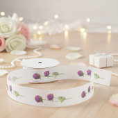 Ruban En Satin Mariage simple Amaranthe Amaranth