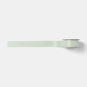 Ruban En Satin Mariage vert Eucalyptus (Devant)