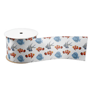 Ruban En Satin Marine Life Series Design 25