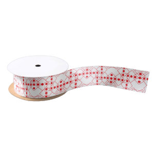 Ruban En Satin Matrices rouges