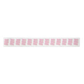 Ruban En Satin Meilleure maman Jamais Pastel Police Satin Ribbon  (Devant)