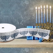 Ruban En Satin Menorah