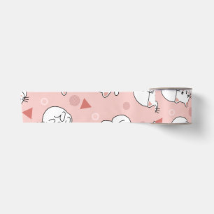 Ruban En Satin Mignon chaton 3" pouces Saint-Valentin
