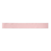 Ruban En Satin Minimal Blush Pink Solid Design (Devant)