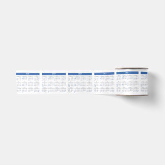 Ruban En Satin Modèle de calendrier mensuel 2027