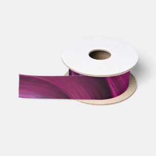 Ruban En Satin Moderne Abstrait-bleu et rose-