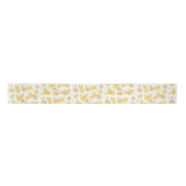 Ruban En Satin Moderne Pastel Citrus Lemons Motif (Devant)