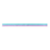 Ruban En Satin moderne rose printanier turquoise ombre mariage fa (Devant)