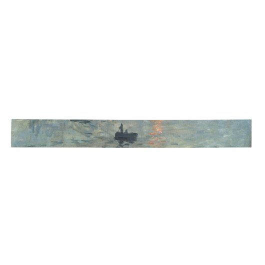 Ruban En Satin Monet Impression Sunrise Soleil Levant Peinture Le (Devant)