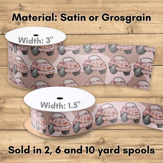 Ruban En Satin Moo Car