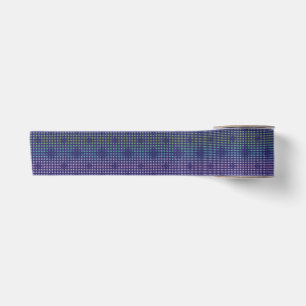Ruban En Satin Motif à points holographiques iridescents