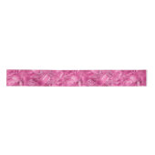 Ruban En Satin Motif à tissage Carré rose chaud (Devant)
