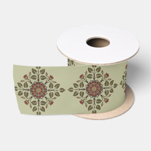 Ruban En Satin Motif artistique victorien Vintage Audsley Tudor R