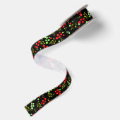 Ruban En Satin Motif Berries (Dos)