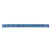 Ruban En Satin motif bleu de texture de léopard (Devant)