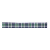Ruban En Satin Motif bleu vert tatan plaid (Devant)