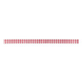 Ruban En Satin Motif classique rouge et blanc (Devant)