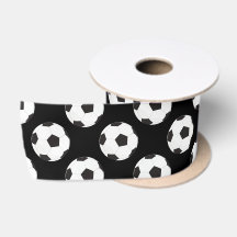 Motif de balle de football noir