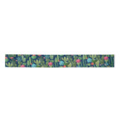 Ruban En Satin Motif de cactus Turquoises verts en fleurs (Devant)