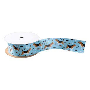 Ruban En Satin Motif de chien beagle