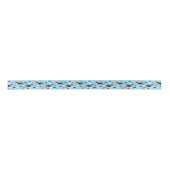 Ruban En Satin Motif de chien beagle (Devant)
