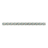 Ruban En Satin Motif de coq de ferme Retro (Devant)