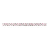 Ruban En Satin Motif De Donuts, Donuts Roses, Donuts Blancs (Devant)