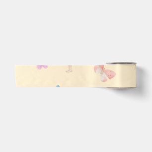 Ruban En Satin Motif de fée pastel, conception de nurserie mignon