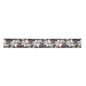 Ruban En Satin Motif de fleurs Magnolia (Devant)