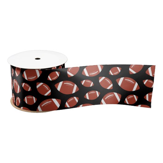 Ruban En Satin Motif de football (Bobine)