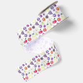 Ruban En Satin Motif de fruits (Dos)