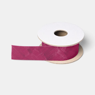 Ruban En Satin Motif de grunge abstrait framboise.