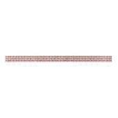 Ruban En Satin Motif de Jacquard vert et rouge (Devant)