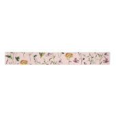 Ruban En Satin Motif de jardin fleur sauvage (Devant)