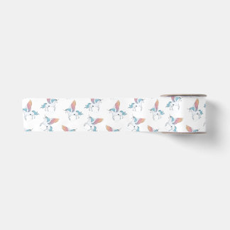 Ruban En Satin Motif de licorne de pégase magique