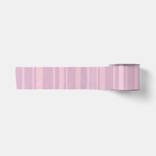 Ruban En Satin Motif de ligne violet et rose