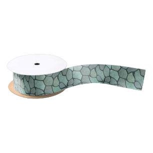 Ruban En Satin Motif de mosaïque en pierre