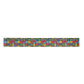 Ruban En Satin Motif de patchwork à pinwheeling (Devant)