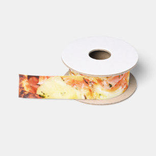 RUBAN EN SATIN MOTIF DE PIZZA POUR PICNIC
