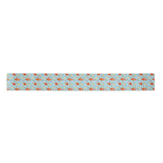 Ruban En Satin motif de poisson d'or