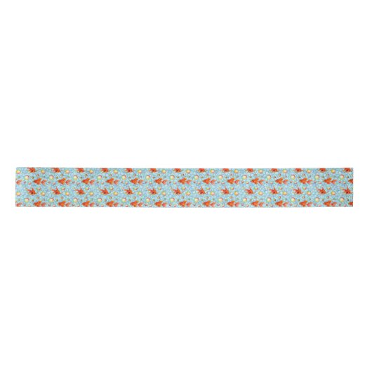 Ruban En Satin motif de poisson d'or (Devant)